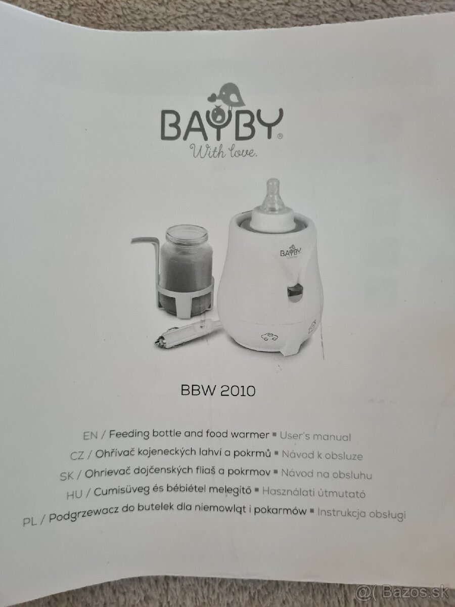 Ohrievač fliaš a príkrmov, vhodný aj do auta - 3