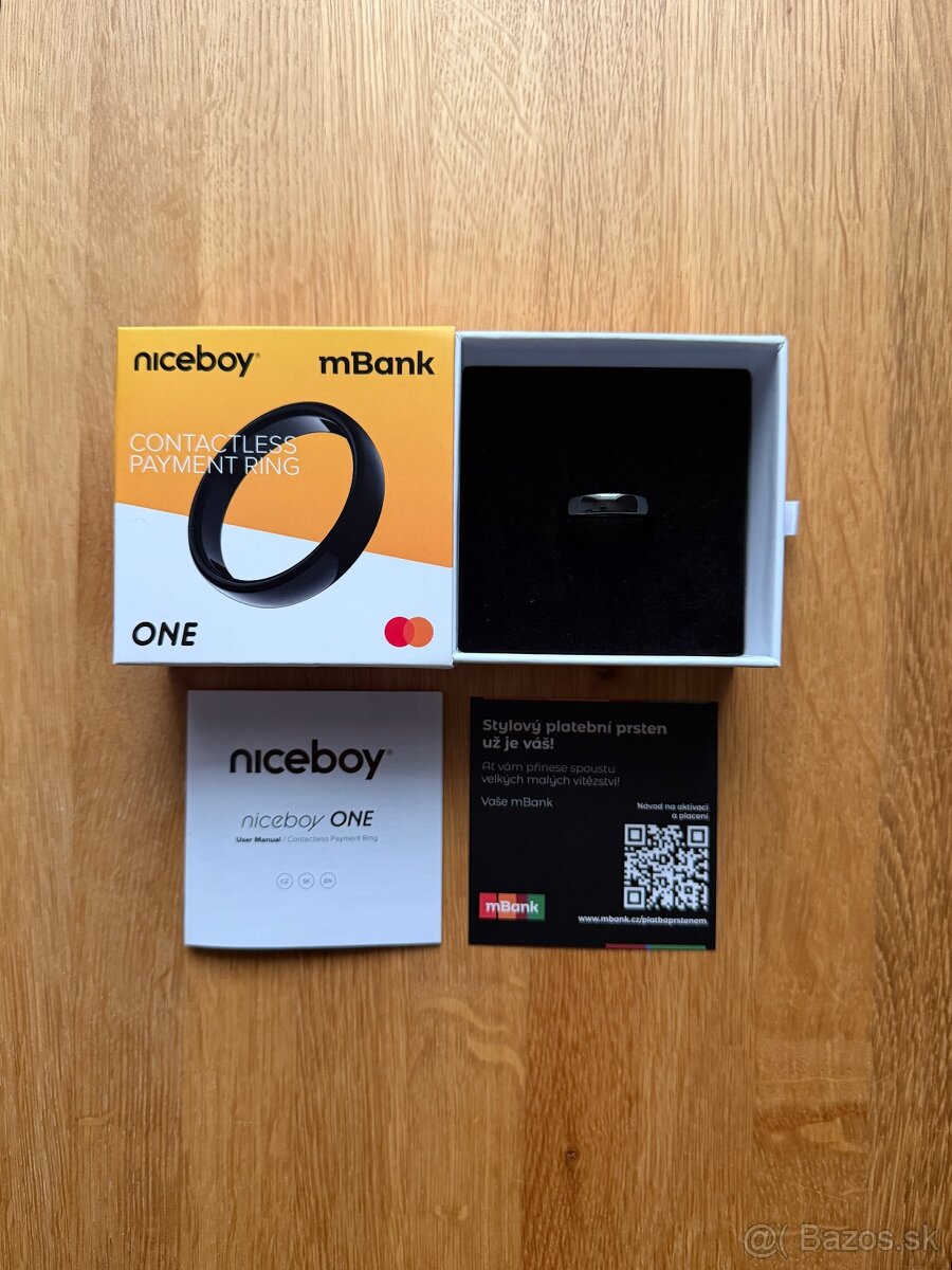 Nový platobný prsteň ONE Onyx black S11 | Záruka 24 mesiacov - 3