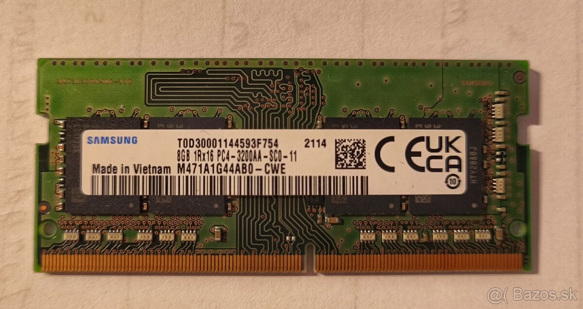 Ddr4 so-dimm, 3200, 16gb, 8gb - 3