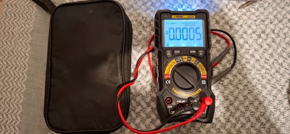 Nový profi elektro tester Aneng 20A+f, tRMS, LACNO - 3