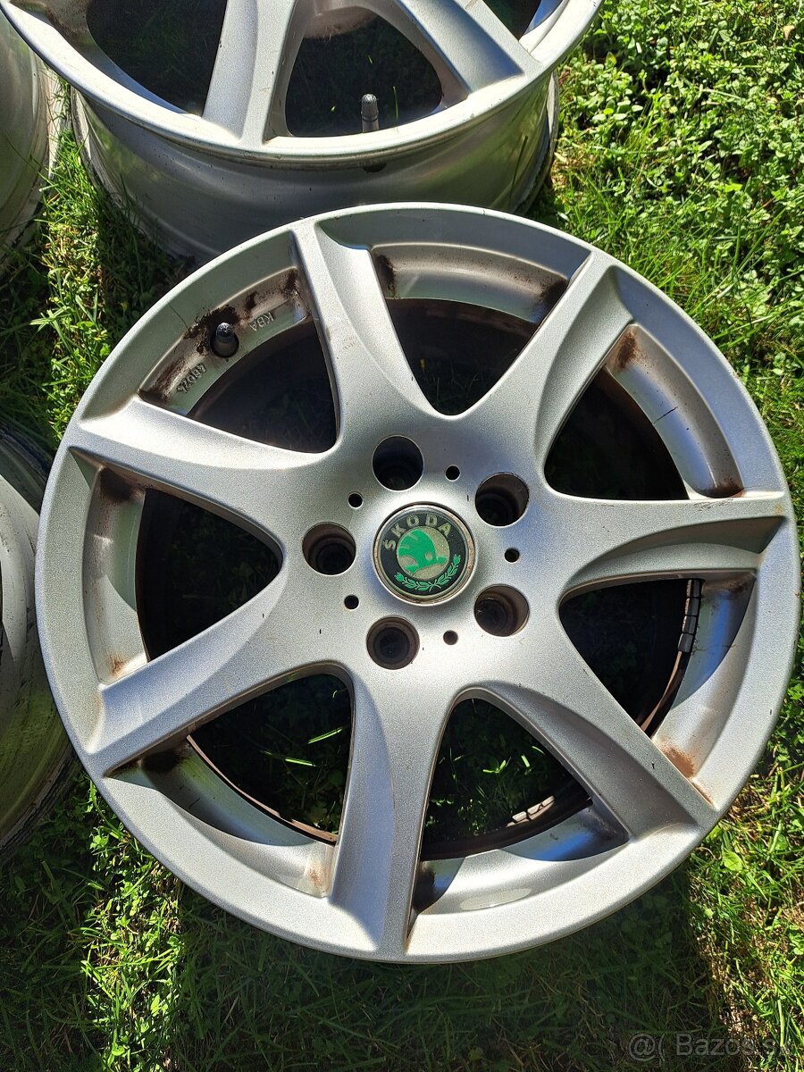 Elektrony Enzo 16 - 5x112 plus krytky skoda - 3