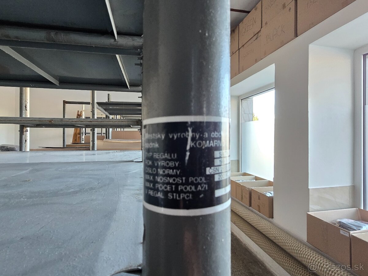 Priemyselný regál celokovový - 3