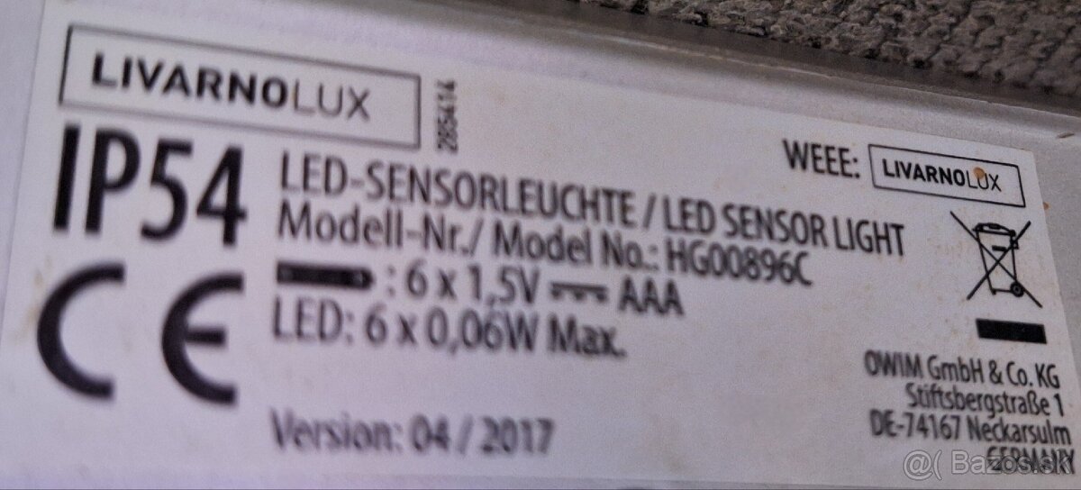 Livarno Lux LED Sensor Light - 3