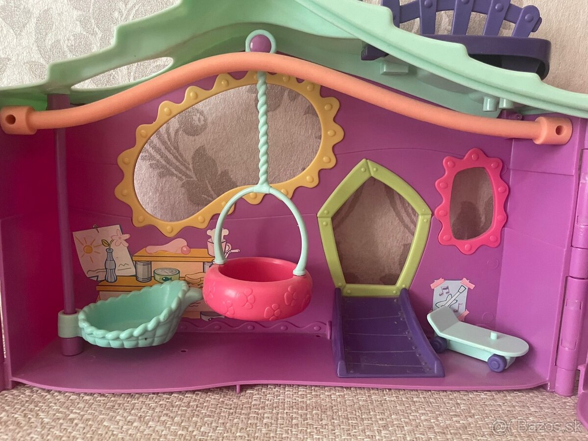 Littlest PetShop purple tree house - 3
