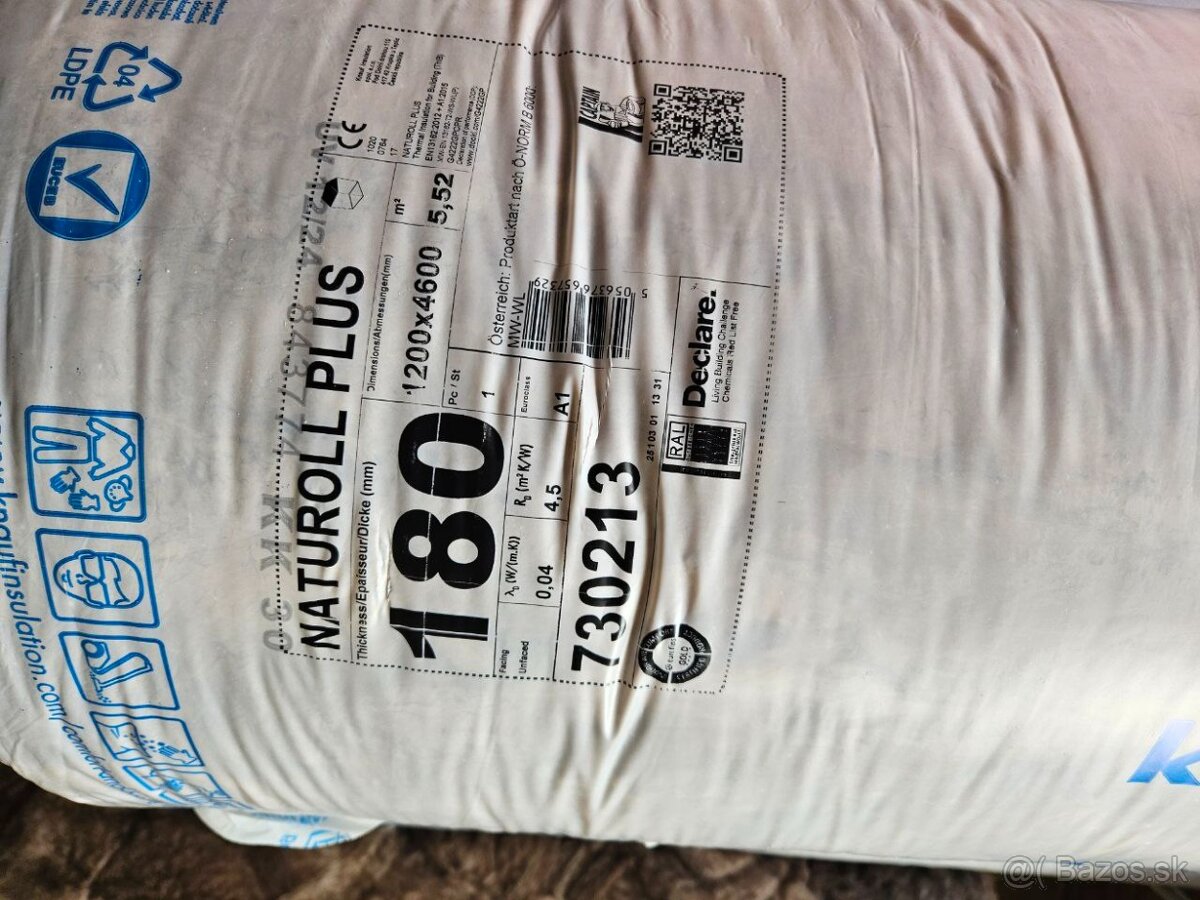 Nová Minerálna vata KNAUF NatuRoll Plus 180 mm - 3