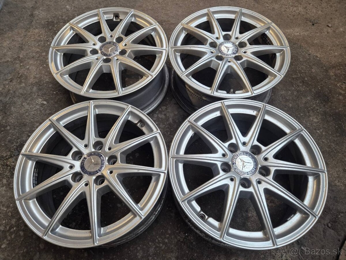 5x112 r16 ET44 x 6,5J originálne elektróny MERCEDES + TPMS - 3