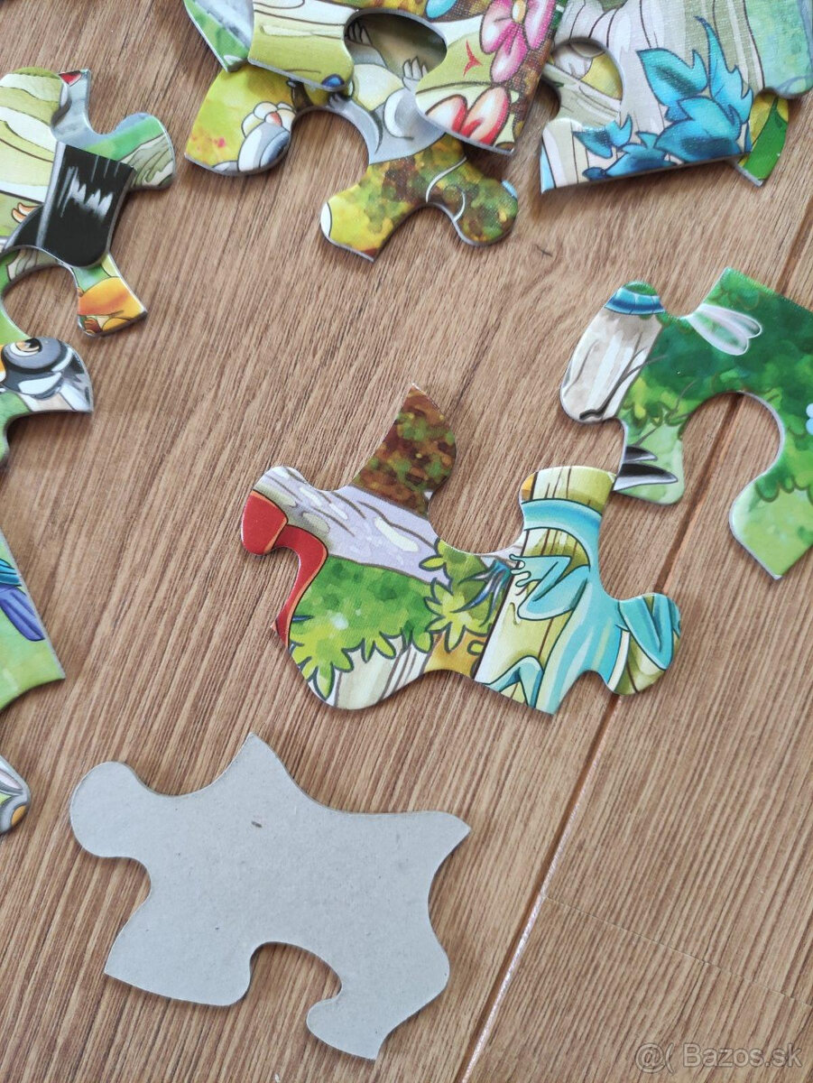 Puzzle Zvieratka v lese - 3