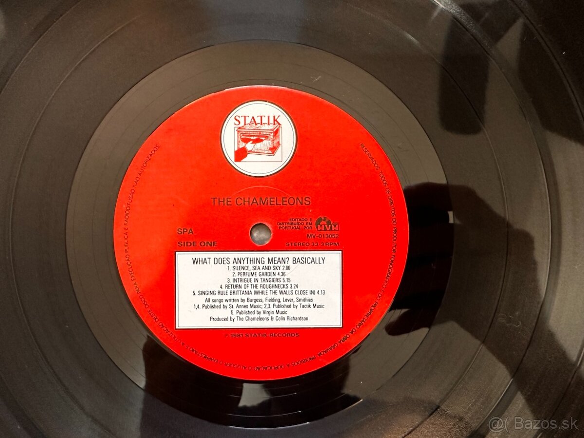 LP / Chameleons The – What Does Anything Mean? Basically (i - 3