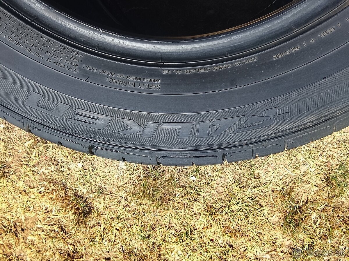 Predám letné pneu 225/60r16 8mm - 3