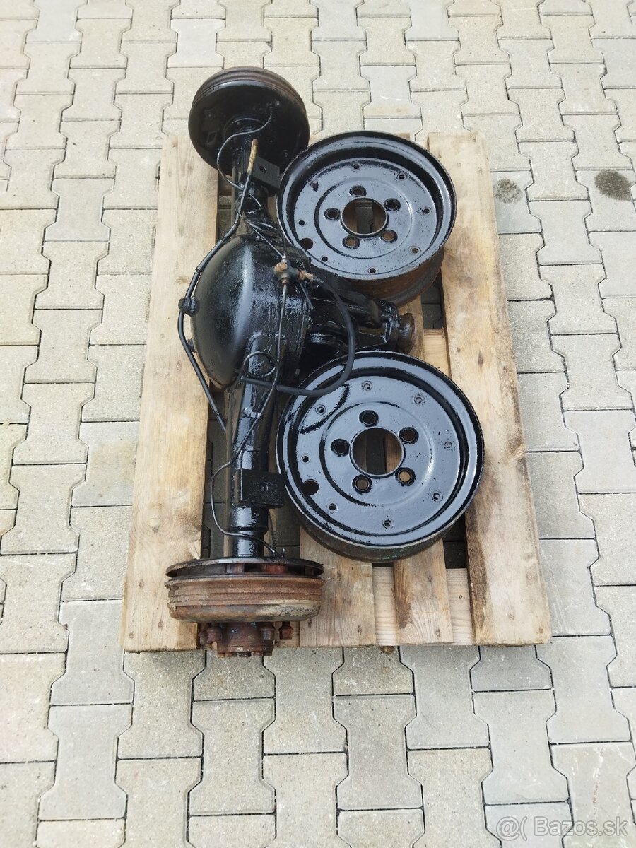 Zadná náprava Multicar + 2x disky - 3