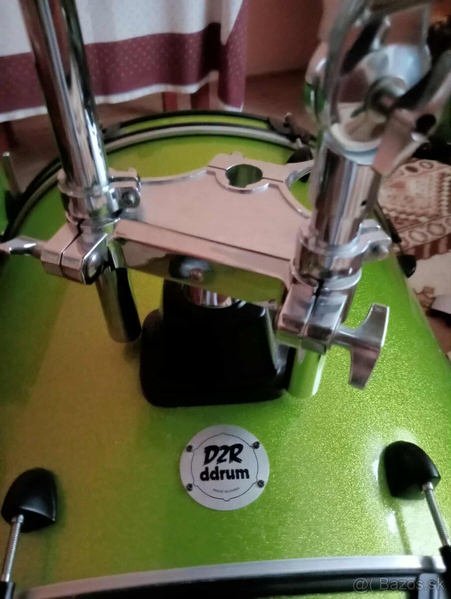 Predám bicie DDrum D2 Rock Kit limetkové - 3