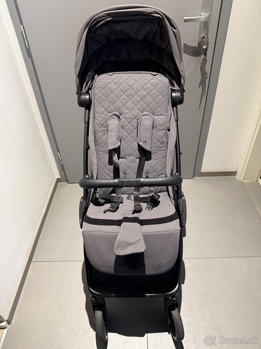 Easywalker jackey xl sedy (malo pouzivany) - 3