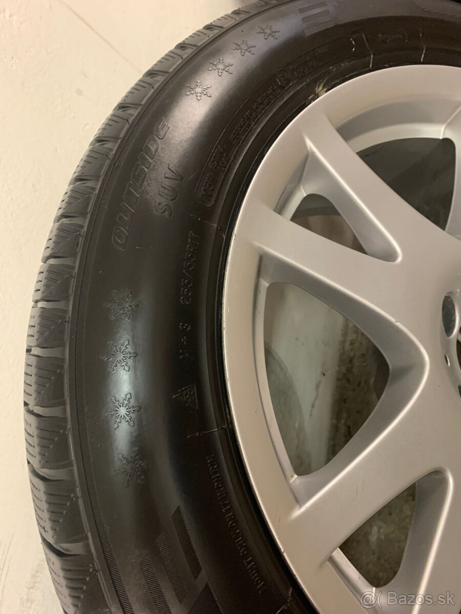 Mercedes 4x elektrony + 4x zimne gumy 17 235/55R17 - 3