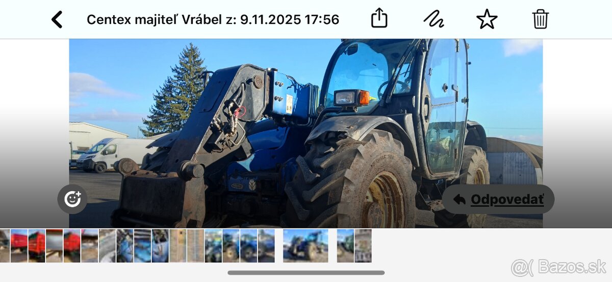 Predám Teleskopický Manipulátor NEW HOLLAND LM 632 - 3