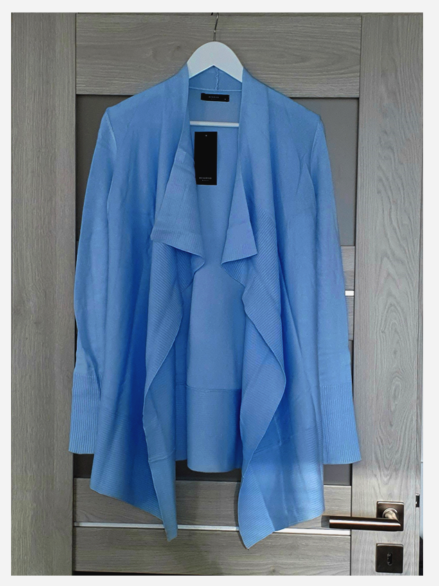 Nový asymetrický pulóver s kašmírom v.L - 3