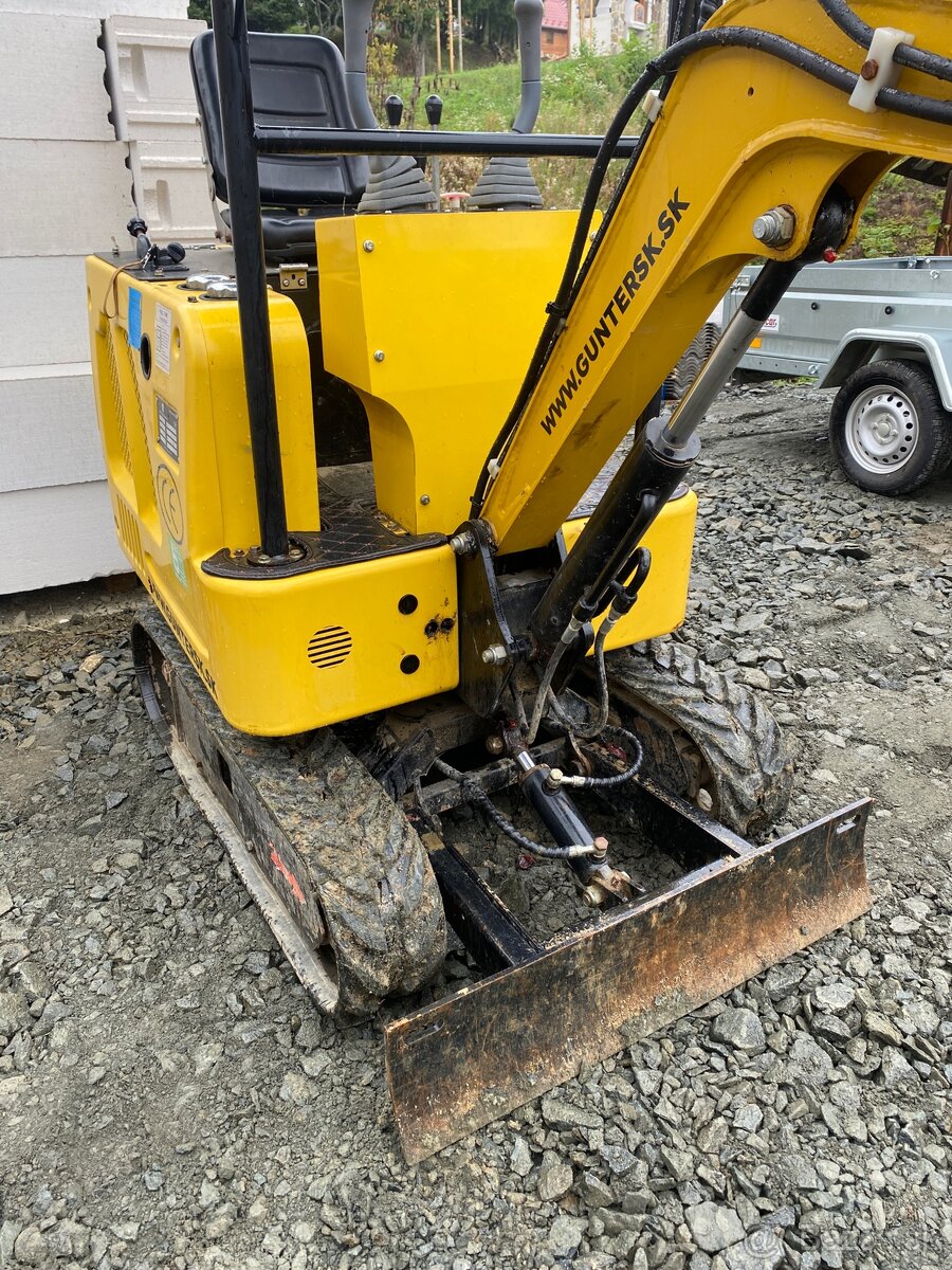 Predám minibager Günter Grossman GG800 - 3