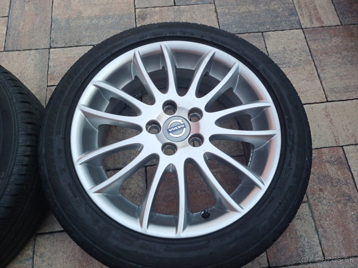 Predám orig. hliníkové disky Volvo R17-- 5x108 - 3