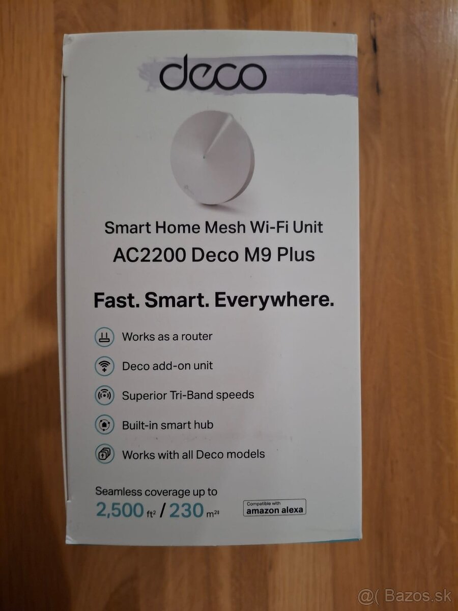 Predám TP-Link Deco M9 Plus AC2200 (používaný) - 3