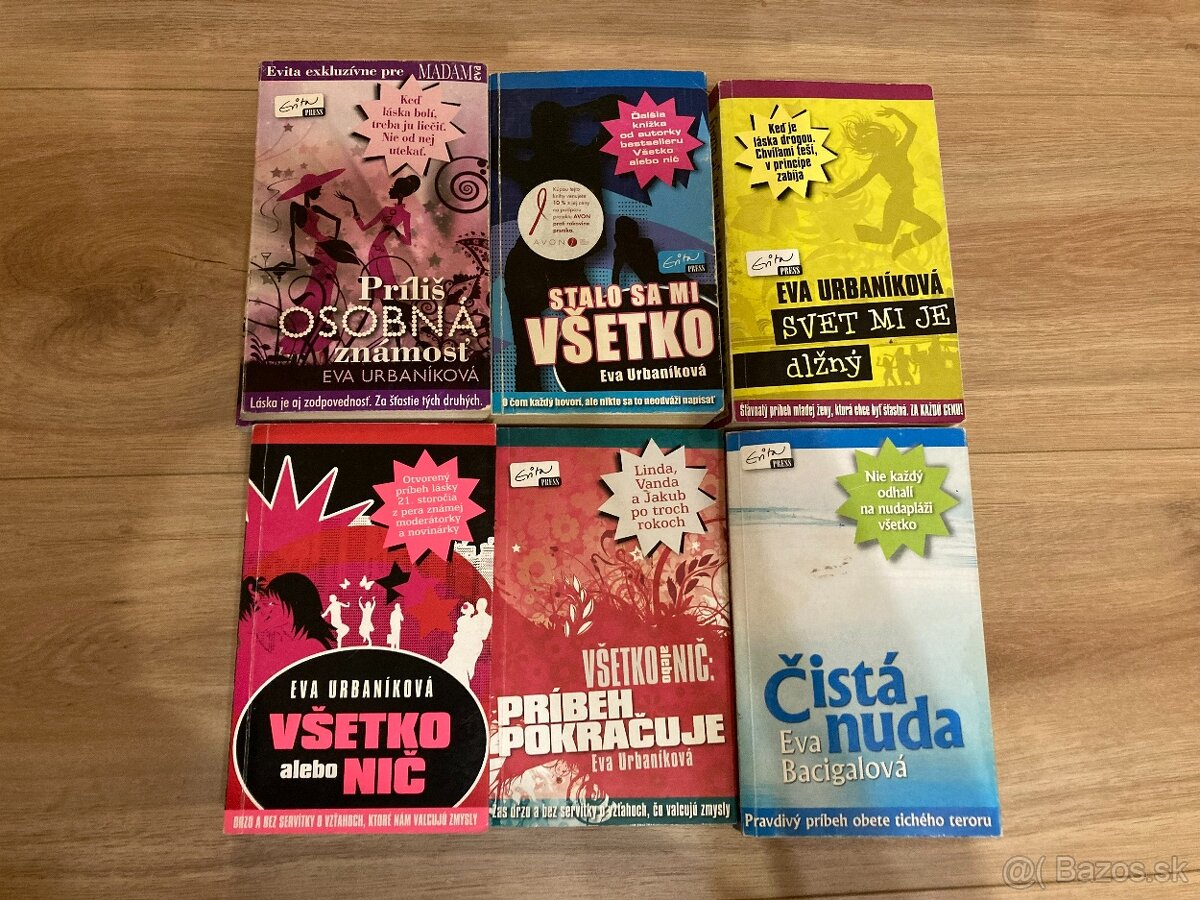 Romány, evitovky, kuchárky, slovníky - 3