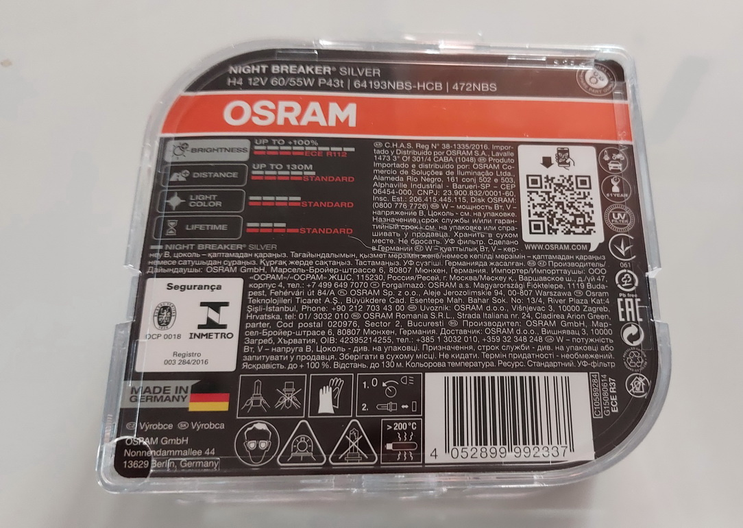 Osram Night Breaker Silver H4 - nové - 3
