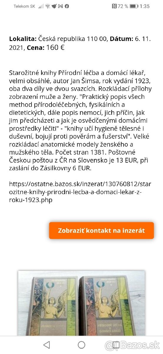 Starožitné knihy(Prírodna liečba, domáci lekár) - 3