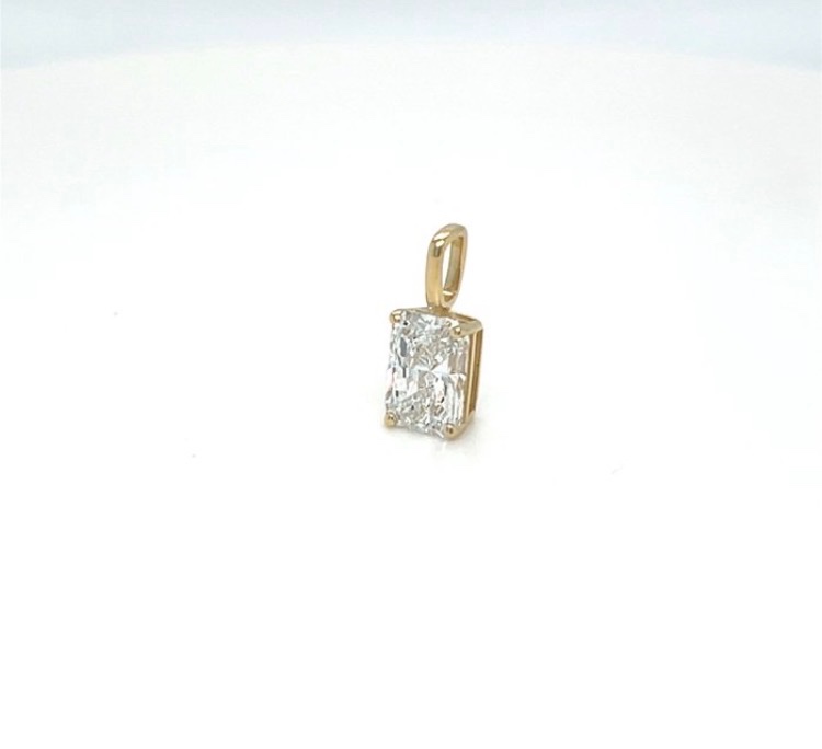 Predám zlatý prsteň s laboratórnym diamantom IGI certifikát - 3