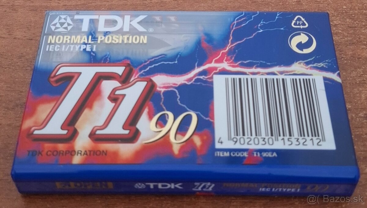 Audiokazety TDK T1 90 / Nové Zabalené / 5€-KS - 3