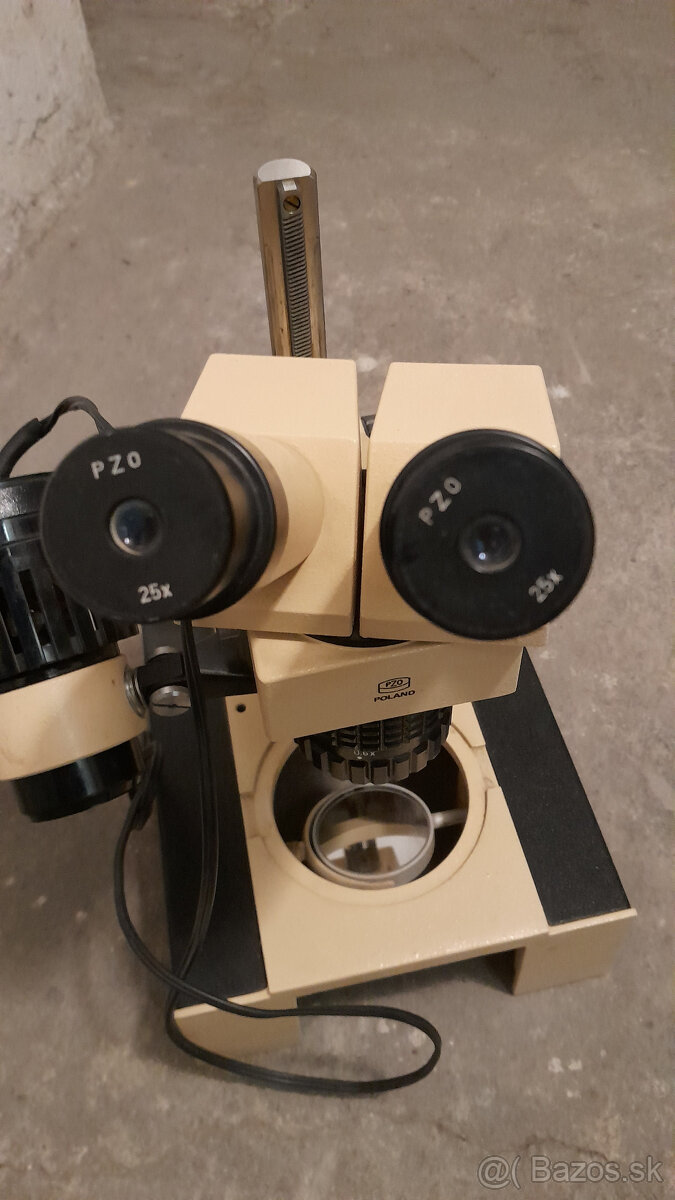 Binokulárny mikrosko PZO - 3