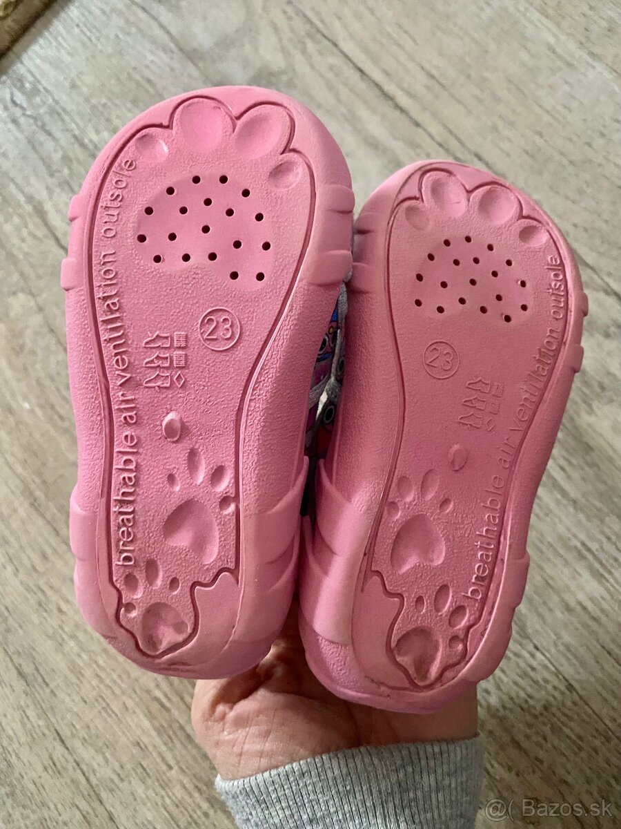 👟 Dievčenské sandále / prezúvky | veľ. 23 - 3