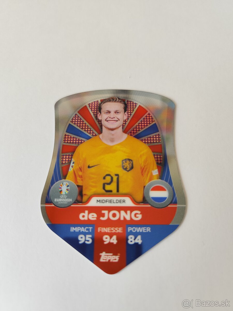 chrome shield Euro 2024 kartičky topps match attax celý set - 3