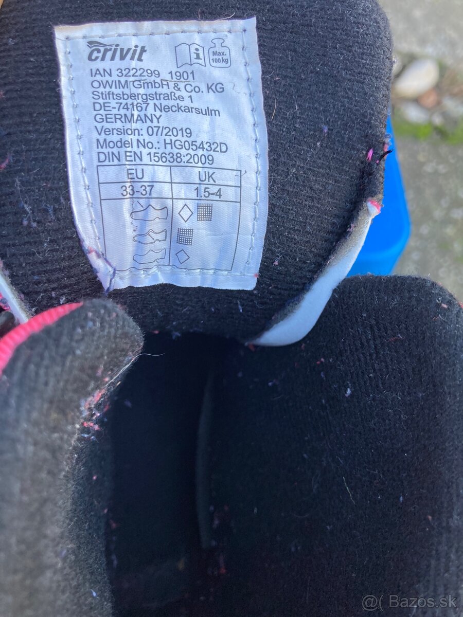 Používané posuvné korčule Crivit 33-37 - 3