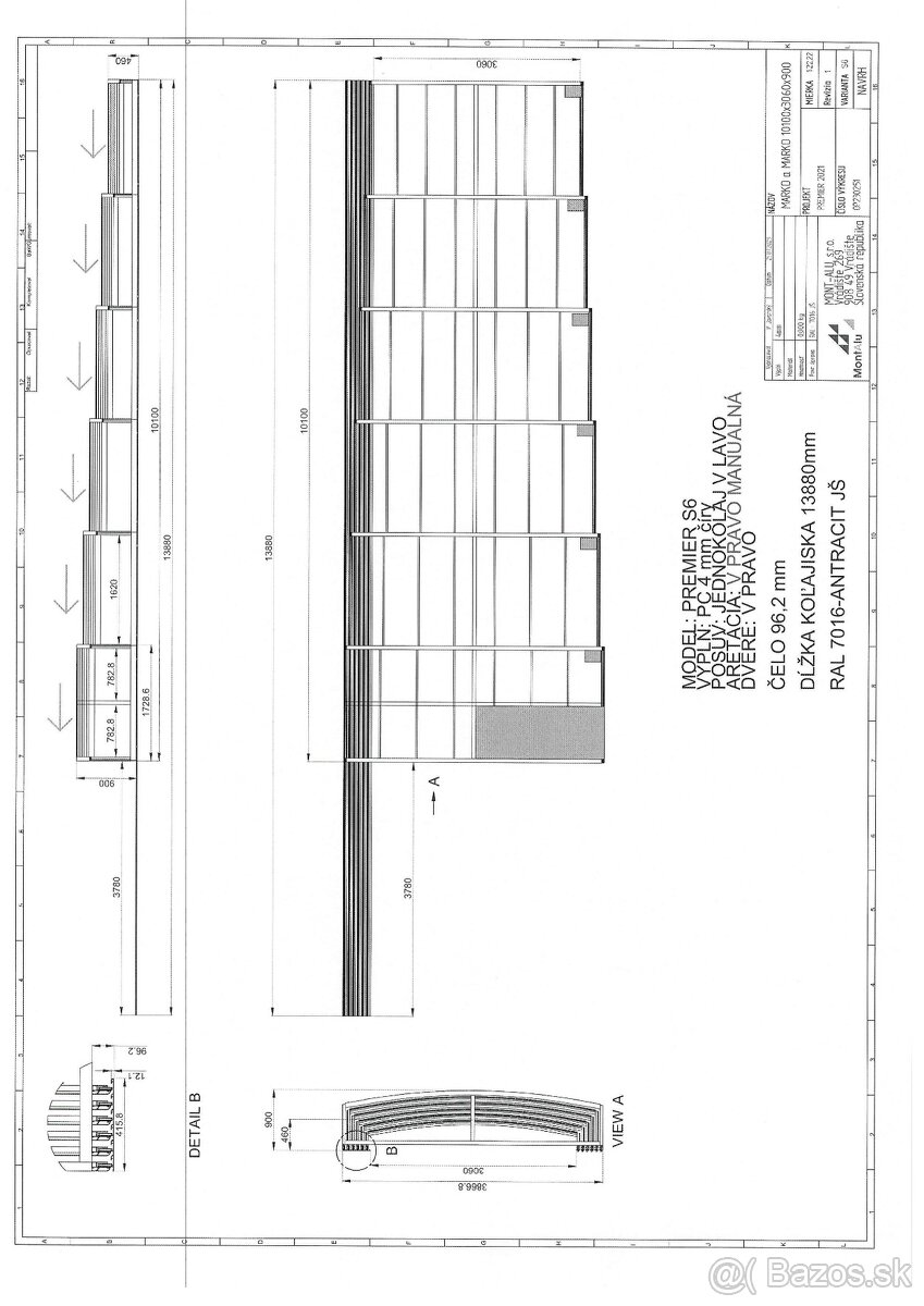 bazénové prekrytie 6 segment - 3