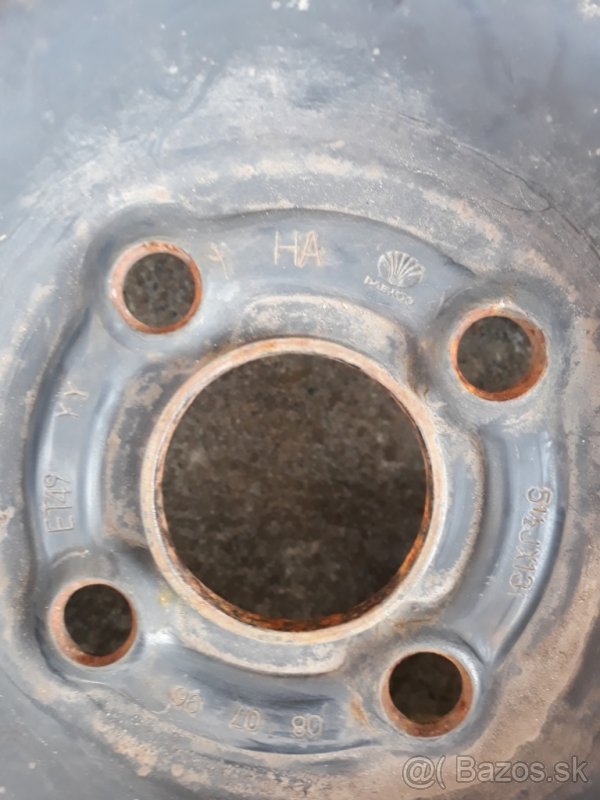 Disky original Daewoo 4x100 R13 5,5Jx13 ET49 - 3