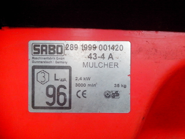 Kosačka Sabo 43-4S - 3