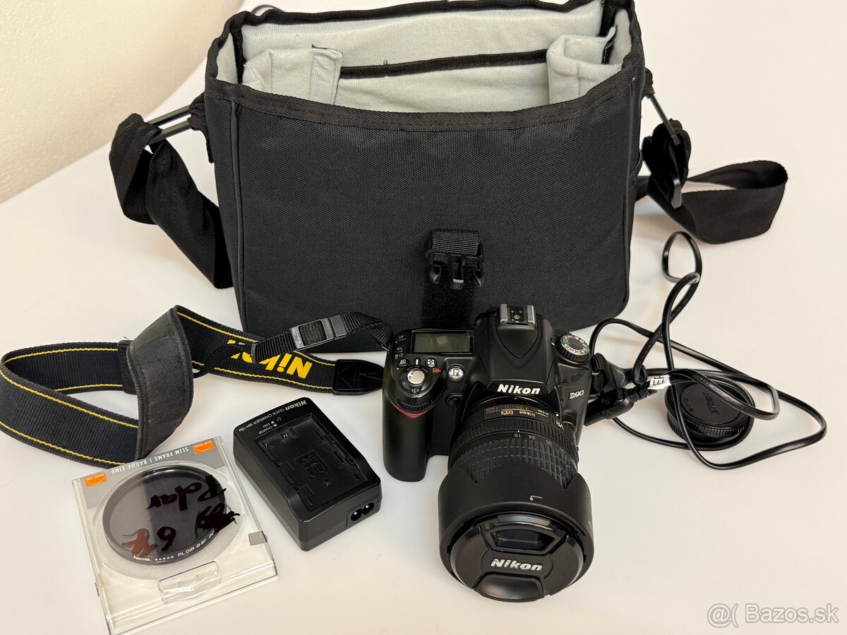 Nikon D90 + 18-105mm VR + brašňa + CPL filter - 3