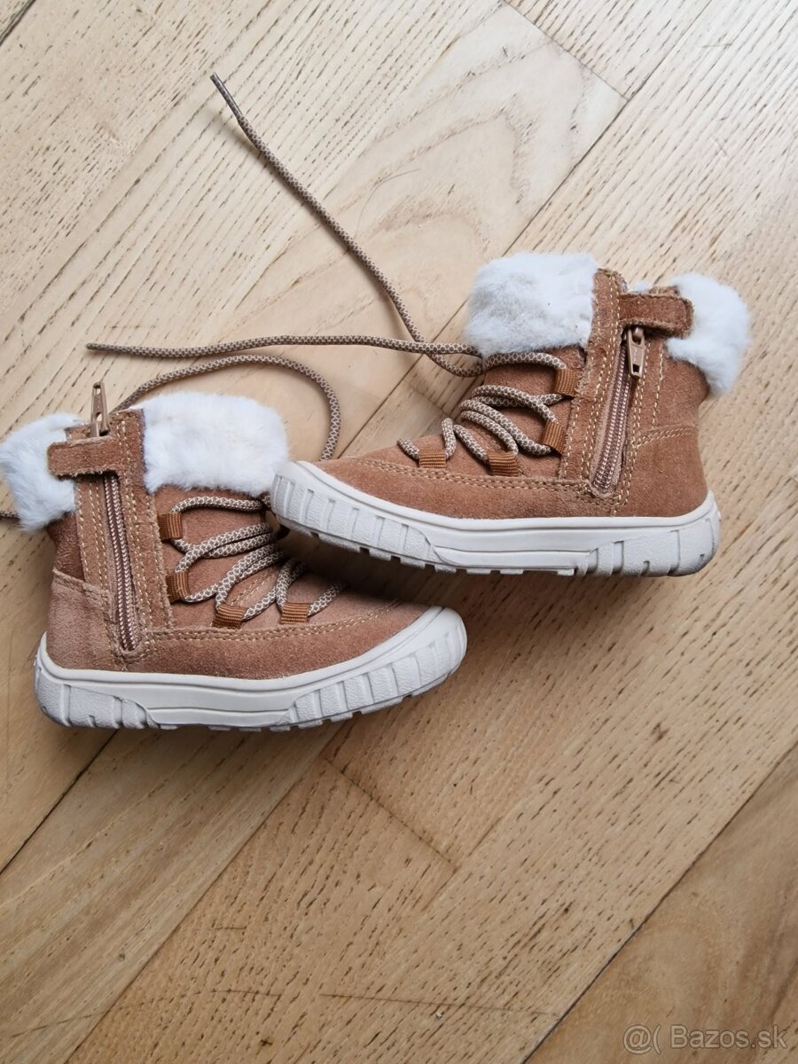 Detské semišové snehule Geox Omar - 3