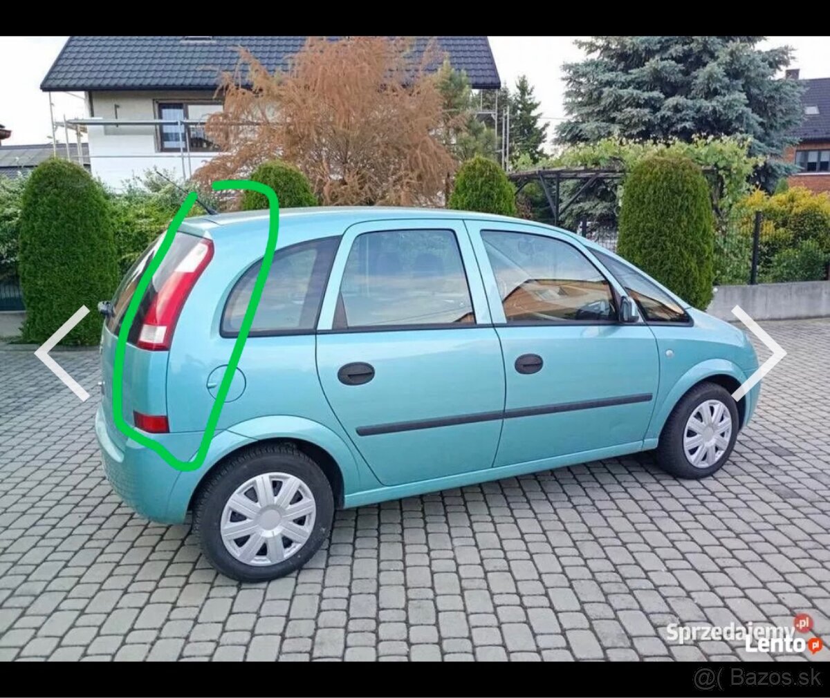 Opel Meriva A zadné svetlo - 3