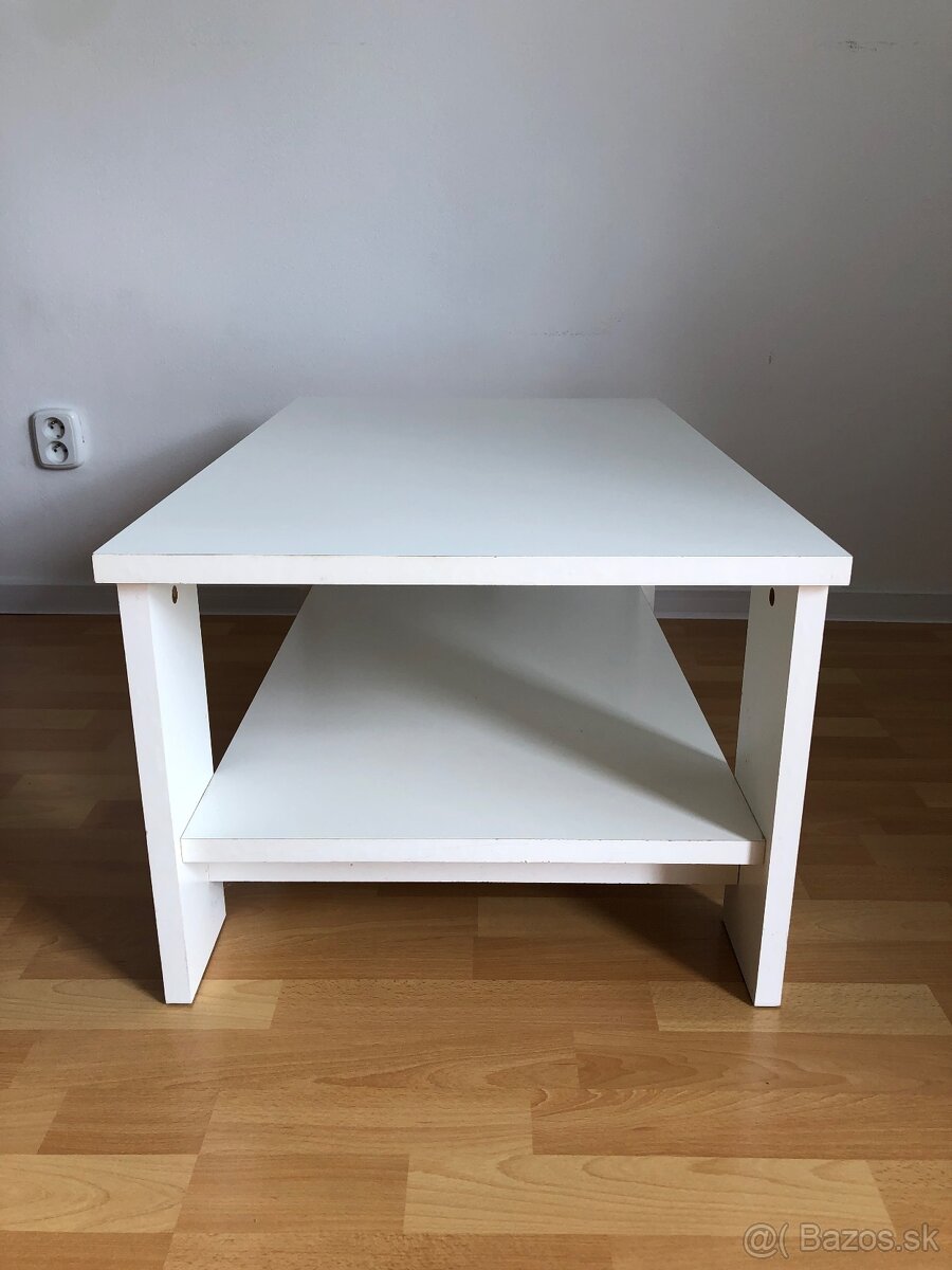 Konferenčný stolík biely - 3