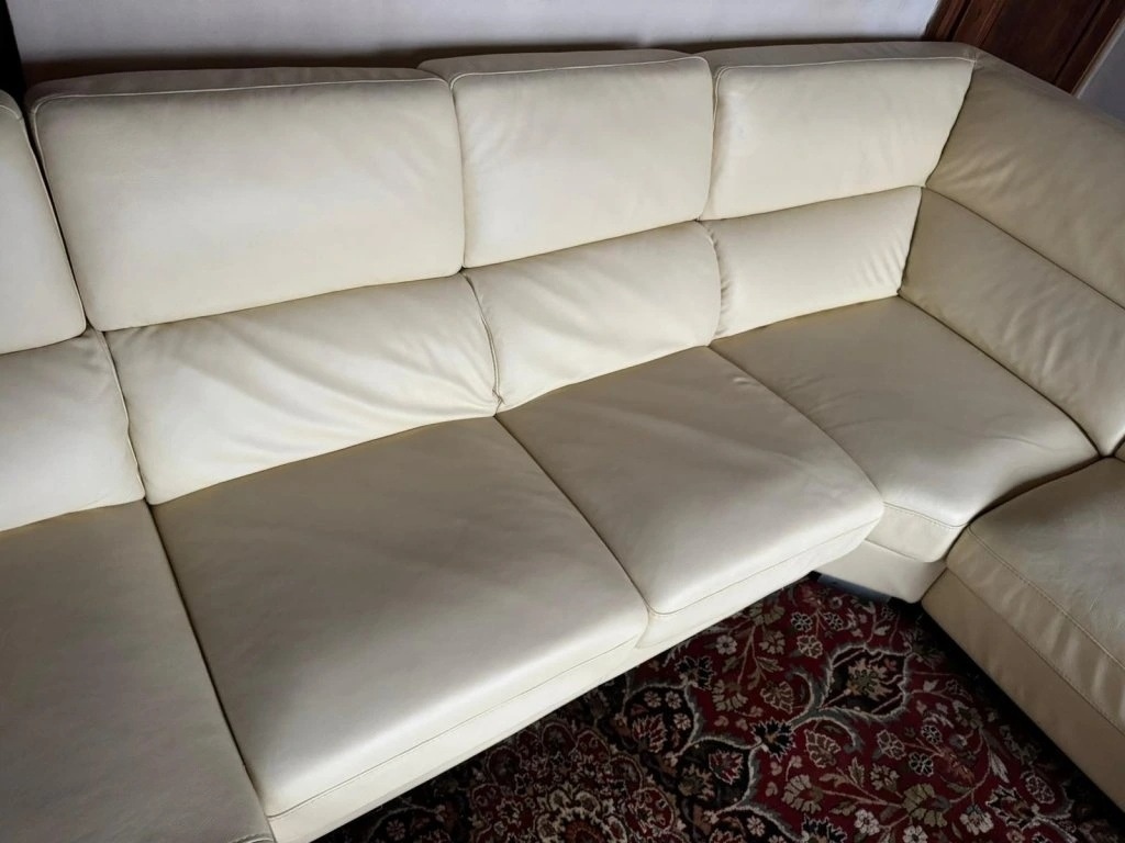 Moderní kožená sedací souprava ve tvaru "U", 3299 - 3