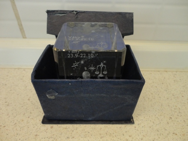 Ťažítko Váhy - sklenené - 3