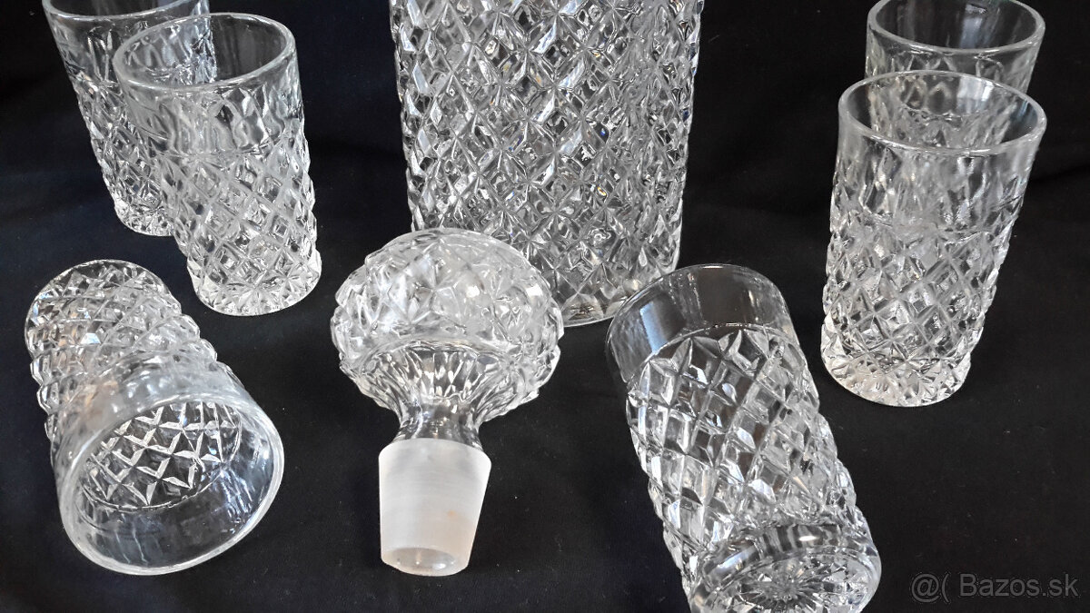 retro sada na whisky 1 + 6 top stav - 3