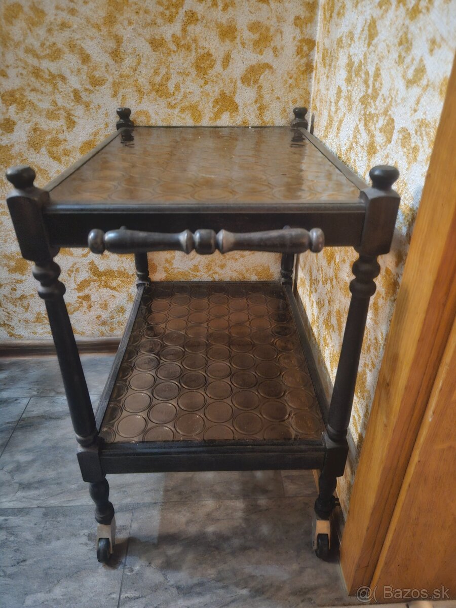 Rustikálny servírovaci stolík - 3