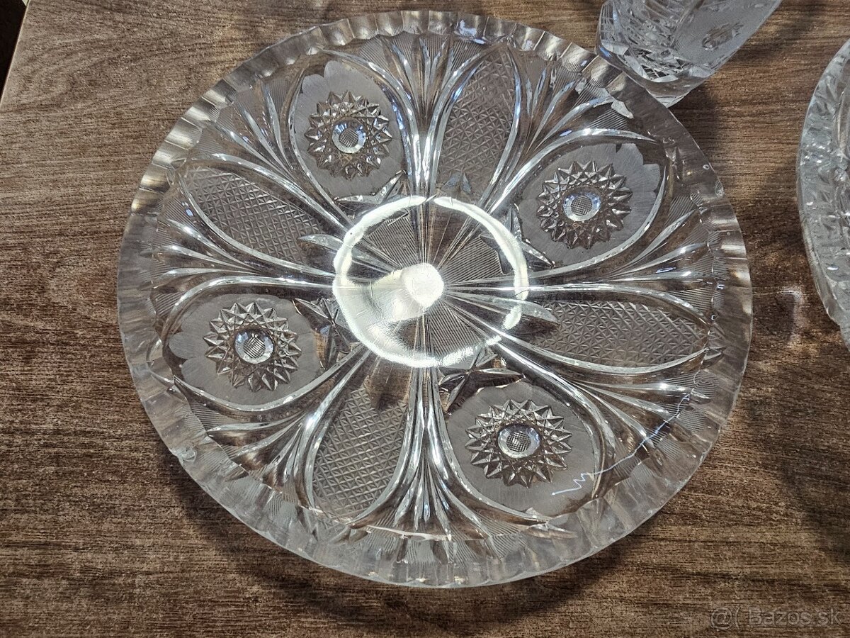 Brúsené sklo. Kryštál. - 3