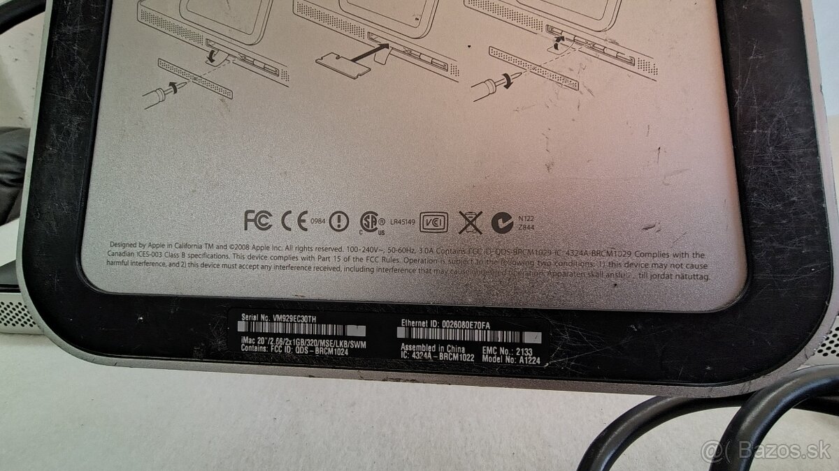Imac 2008 pokazený - 3