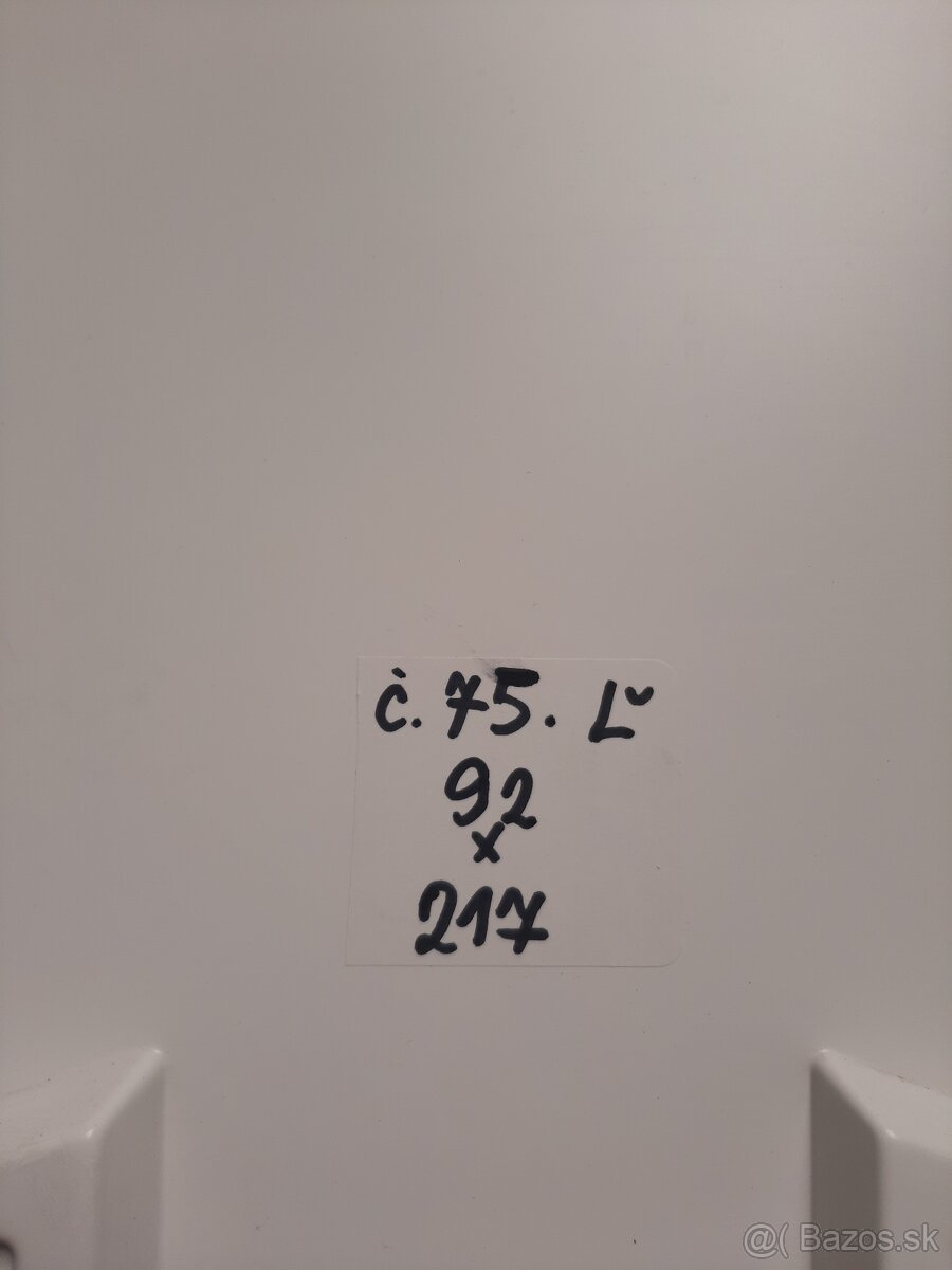 Plastove dvere ĉ.75. 92x217cm Ľ - 3