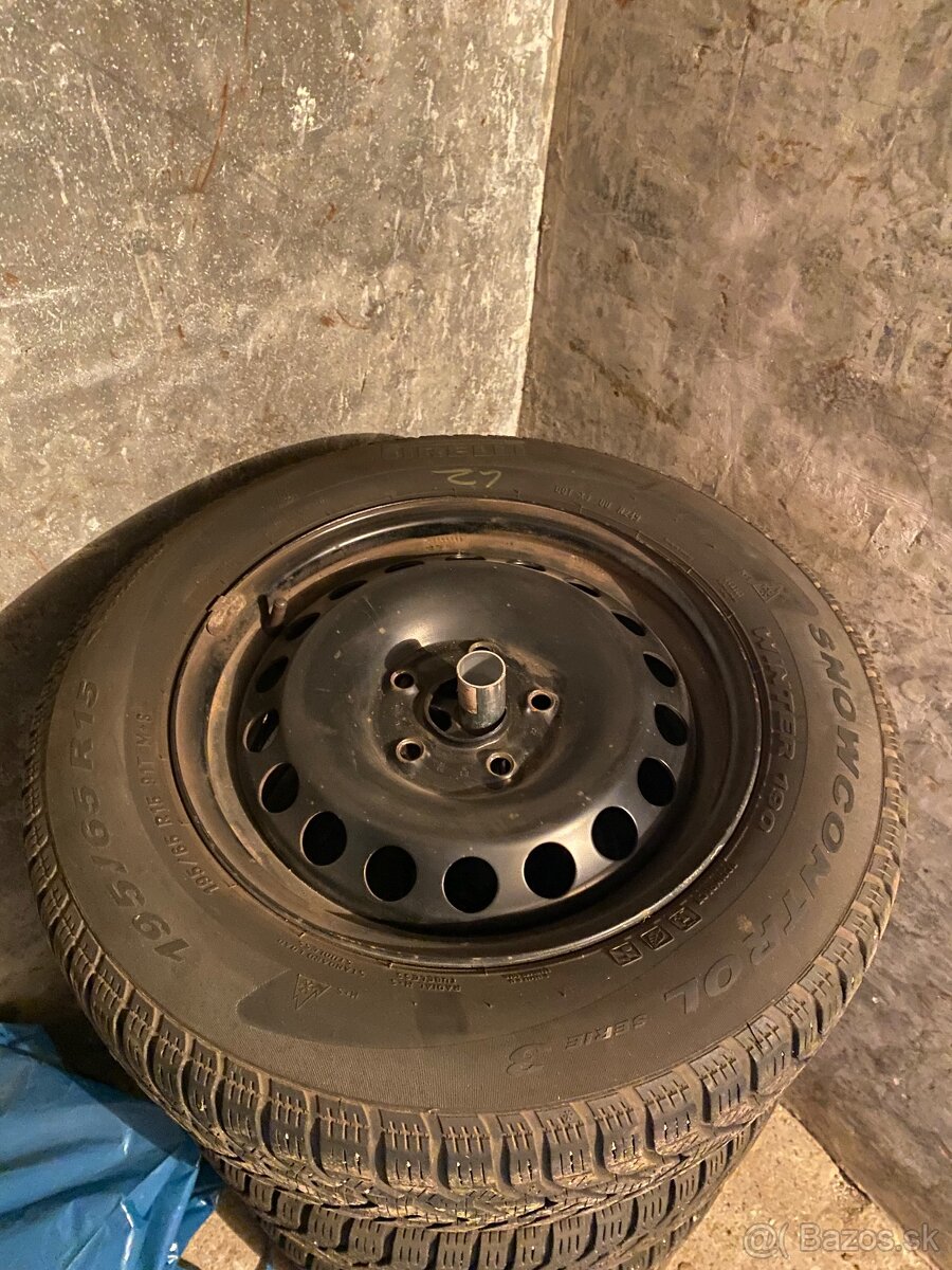 Predám komplet zimné kolesá s diskami - 3