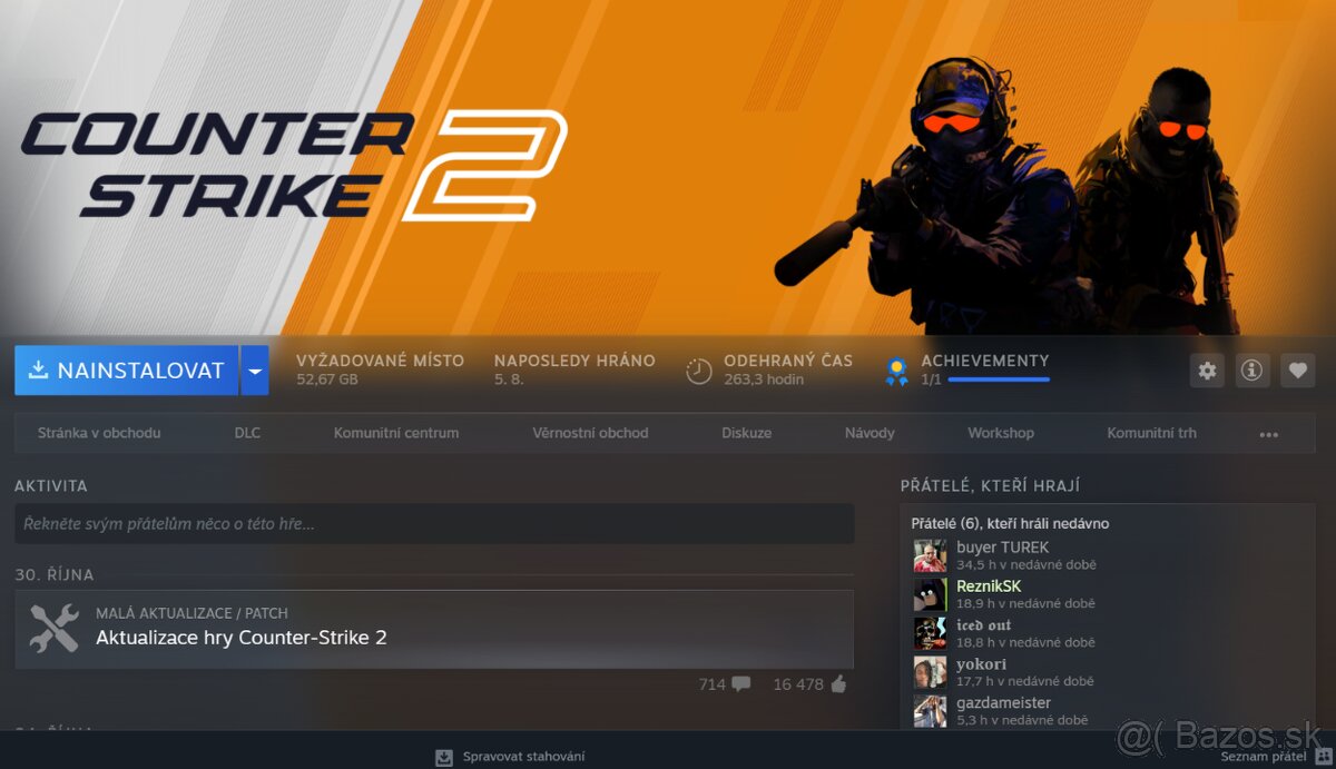 S t e a m účet - 3