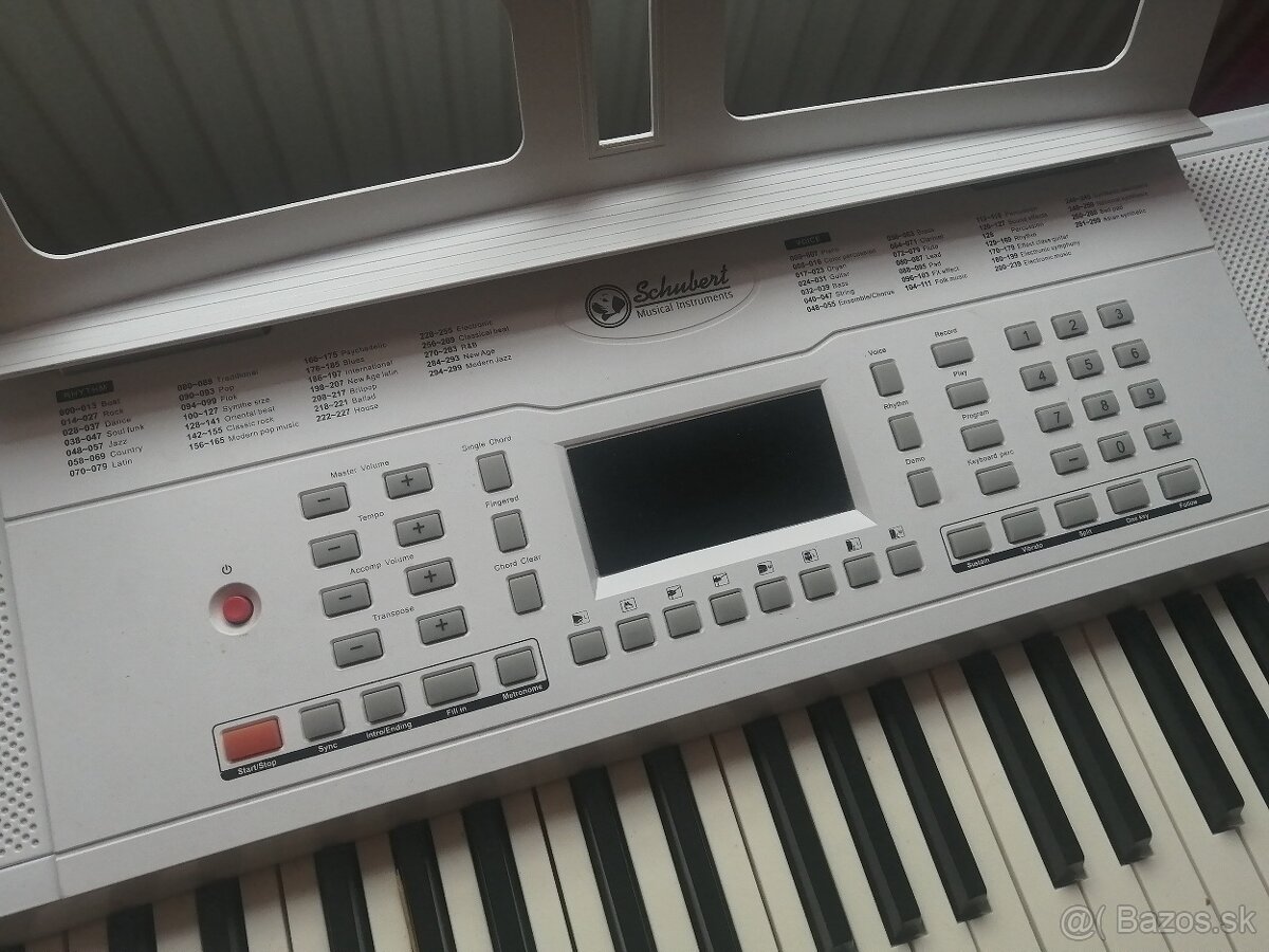 Klávesy Schubert - 3