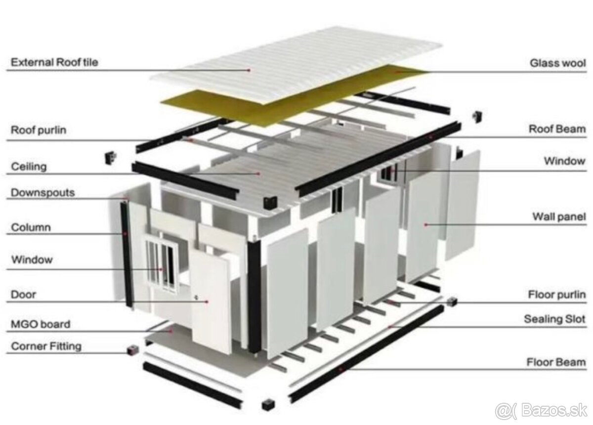 6x3m Kontajner, kancelária, unimobunka, DODANIE IHNEĎ - 3