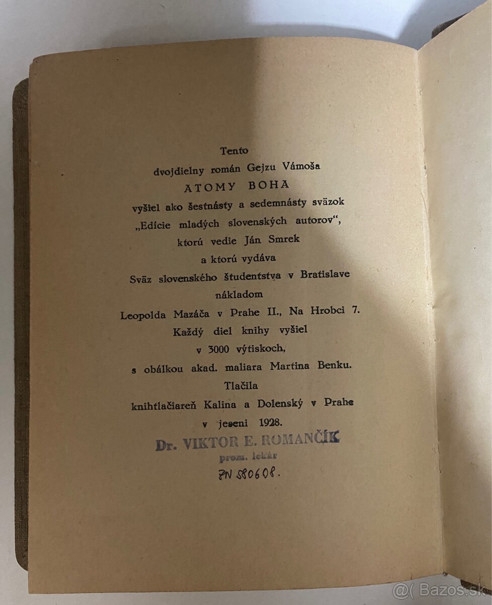Gejza Vámoš- Atómy Boha - 3